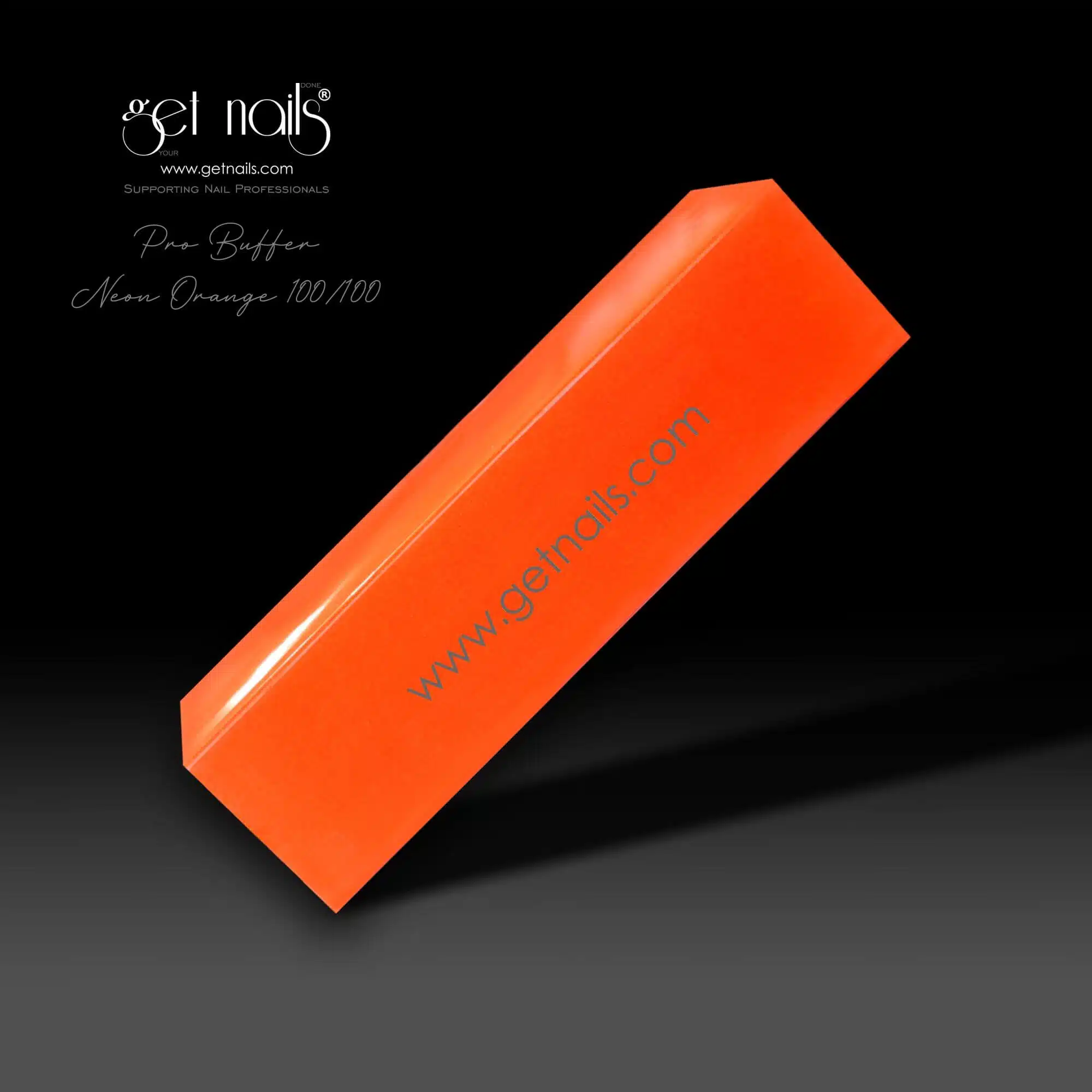 Get Nails Austria - Buffer Neon Orange 100/100