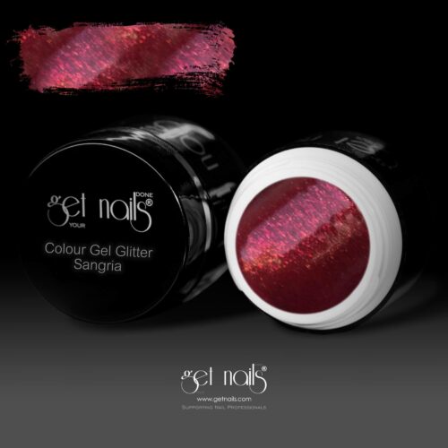Get Nails Austria - Colour Gel Glitter Sangria 5g