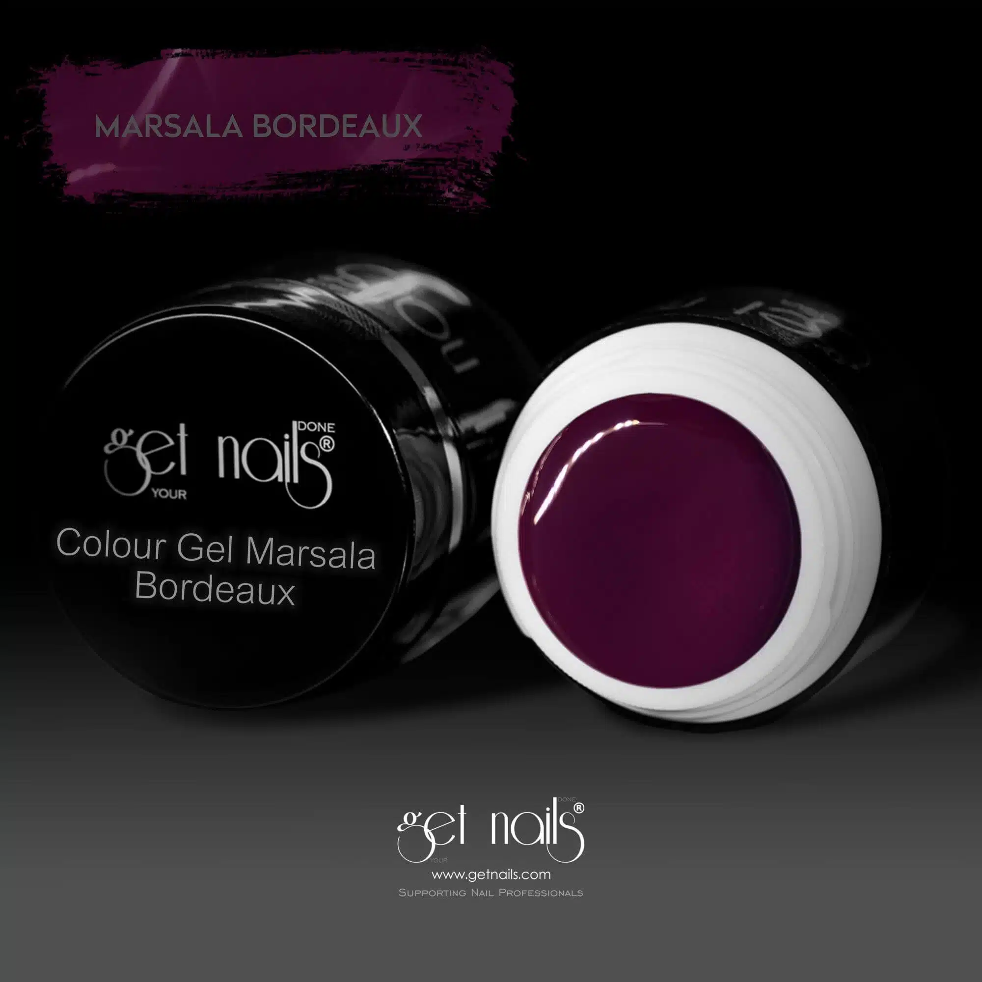 Get Nails Austria - Gel colorato Marsala Bordeaux 5g