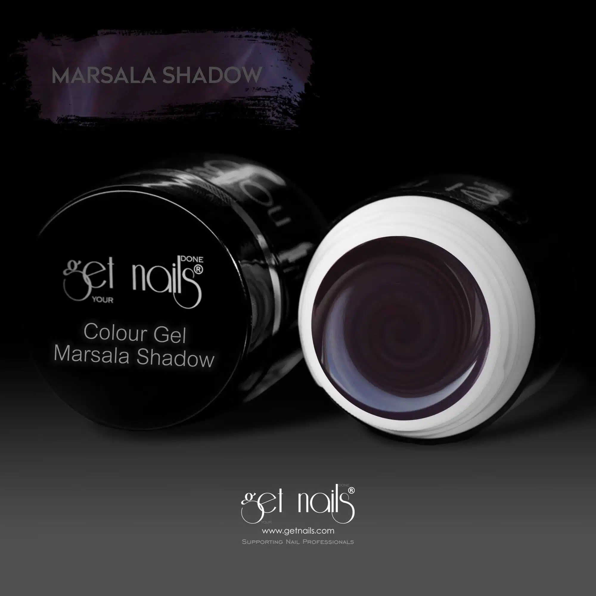 Get Nails Austria - Цветной гель Marsala Shadow 5g