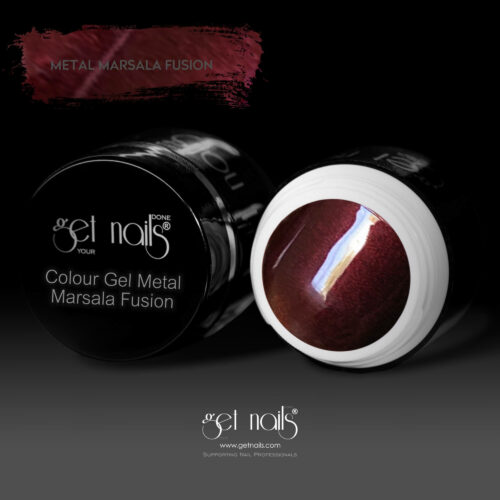 Get Nails Austria - Colour Gel Metal Marsala Fusion 5g