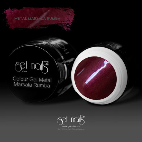 Get Nails Austria - Gel Color Metal Marsala Rumba 5g