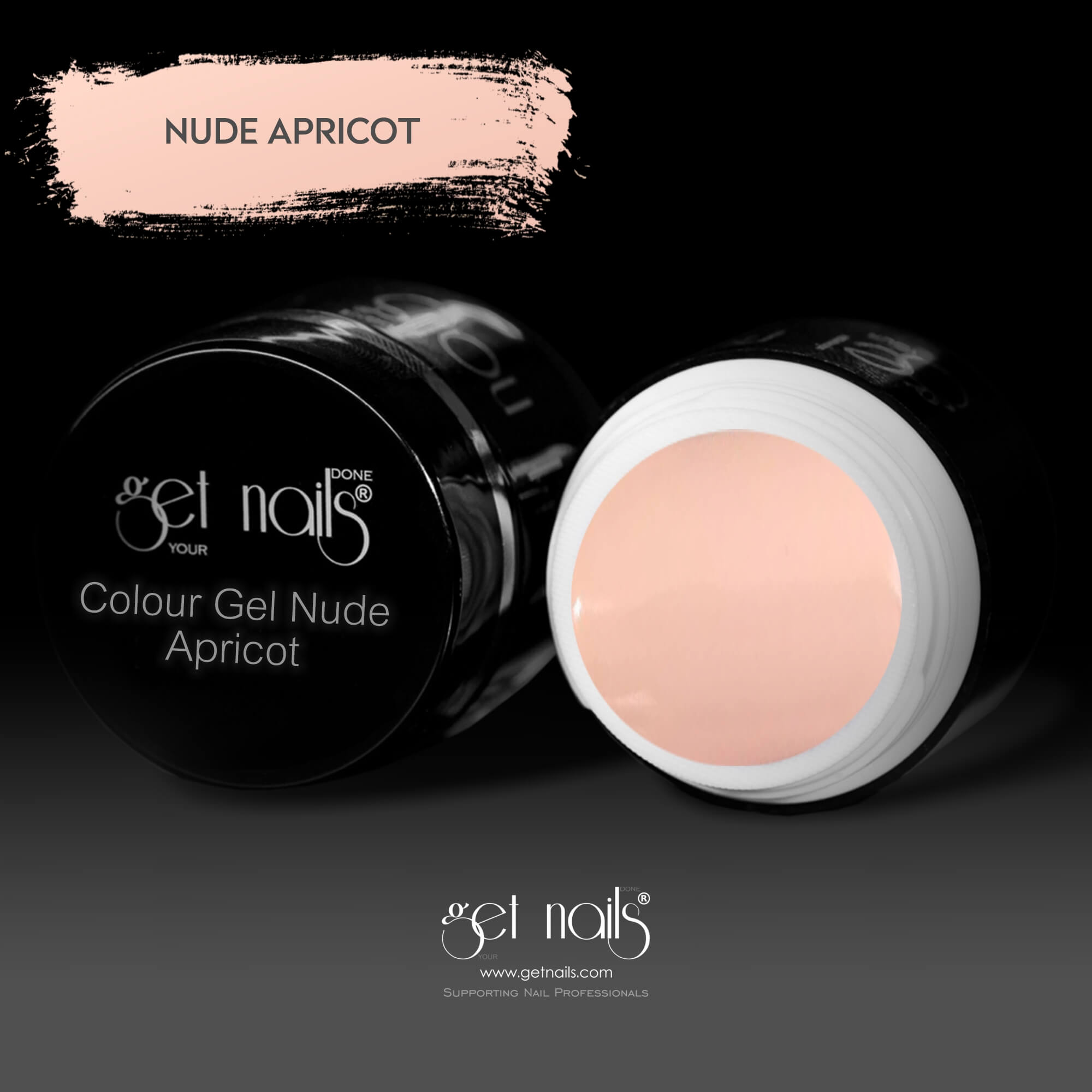 Get Nails Austria - Цветной гель Nude Apricot 5g