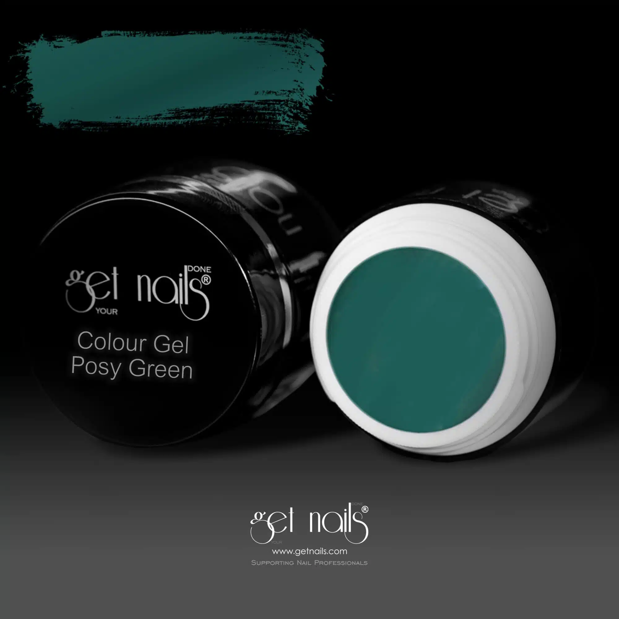 Get Nails Austria - Цветной гель Posy Green 5g