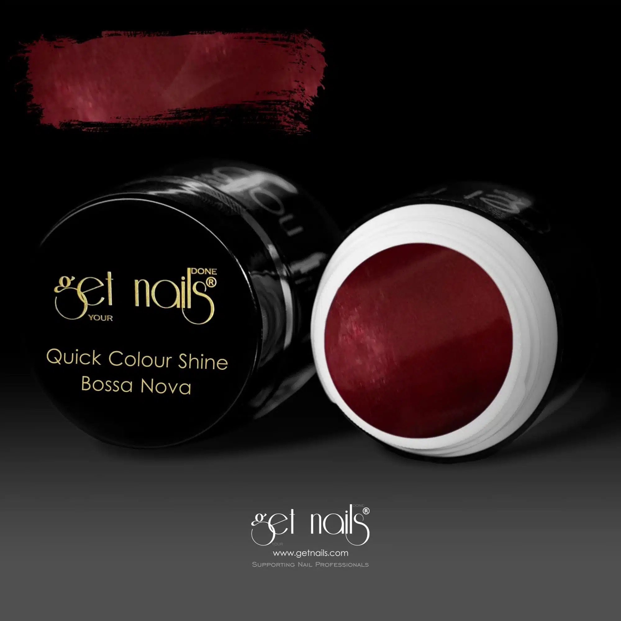 Get Nails Austria - Цветной гель Quick Color Shine Bossa Nova 5г