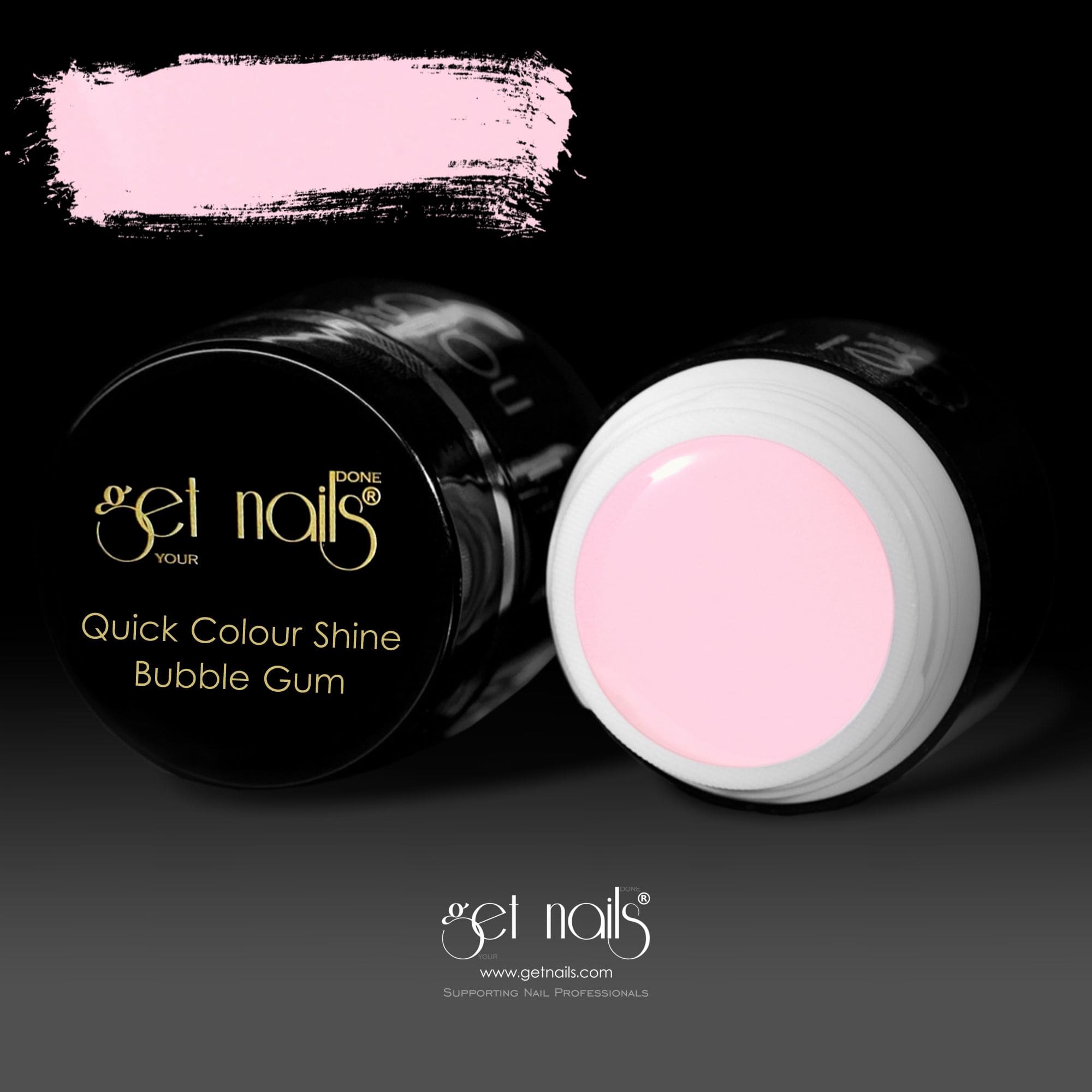 Get Nails Austria - Цветной гель Quick Color Shine Bubble Gum 5г