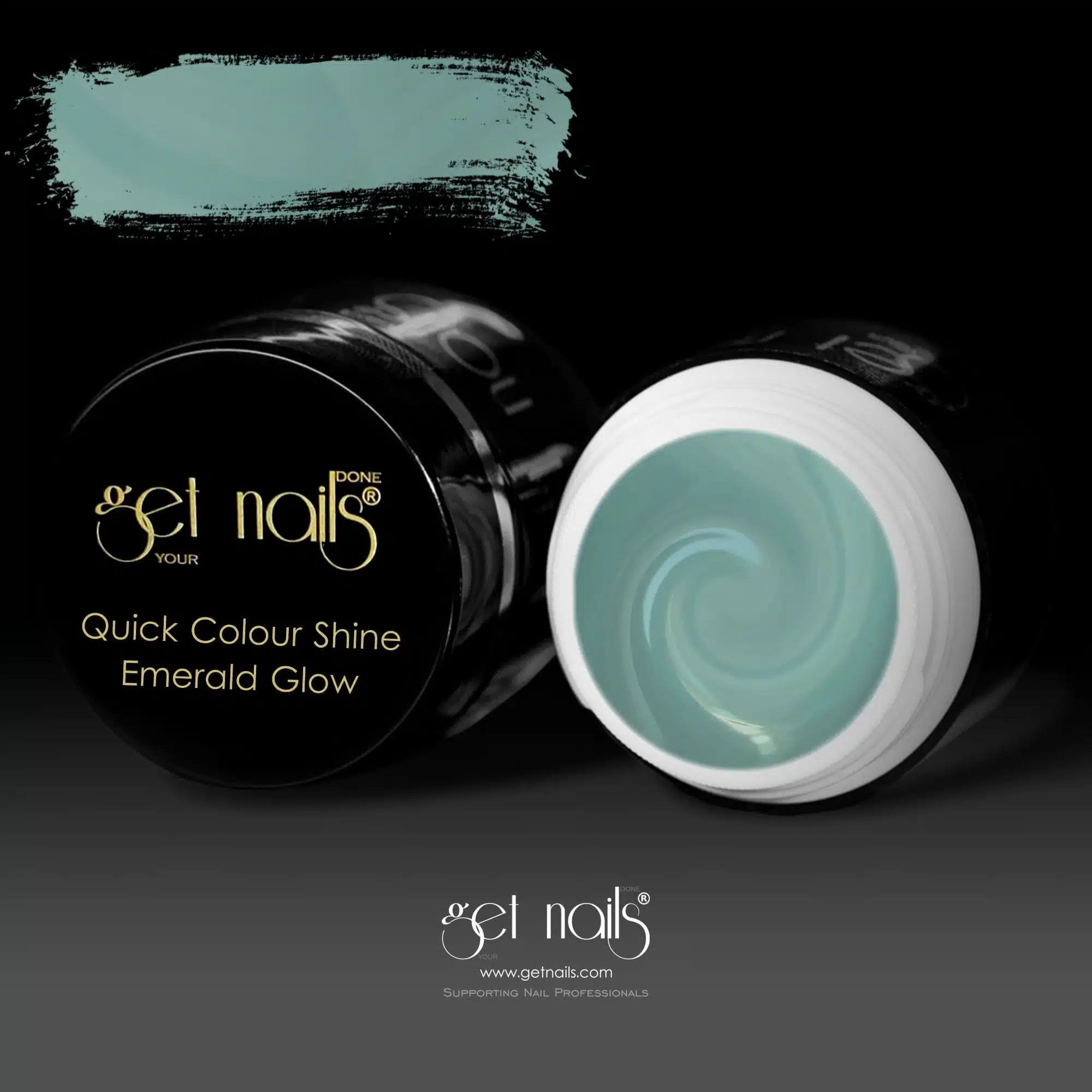 Get Nails Austria - Colour Gel Quick Colour Shine Emerald Glow 5g