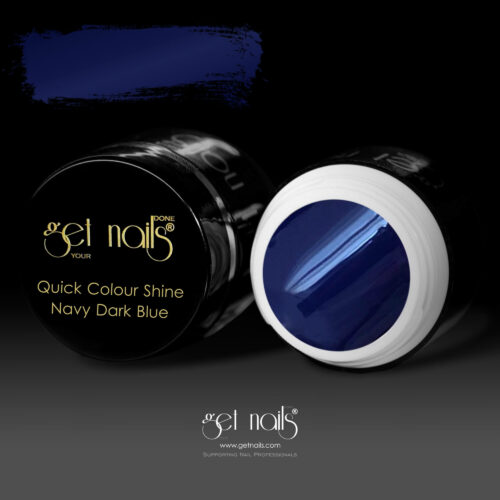 Get Nails Austria - Color Gel Quick Color Shine Navy Dark Blue 5g