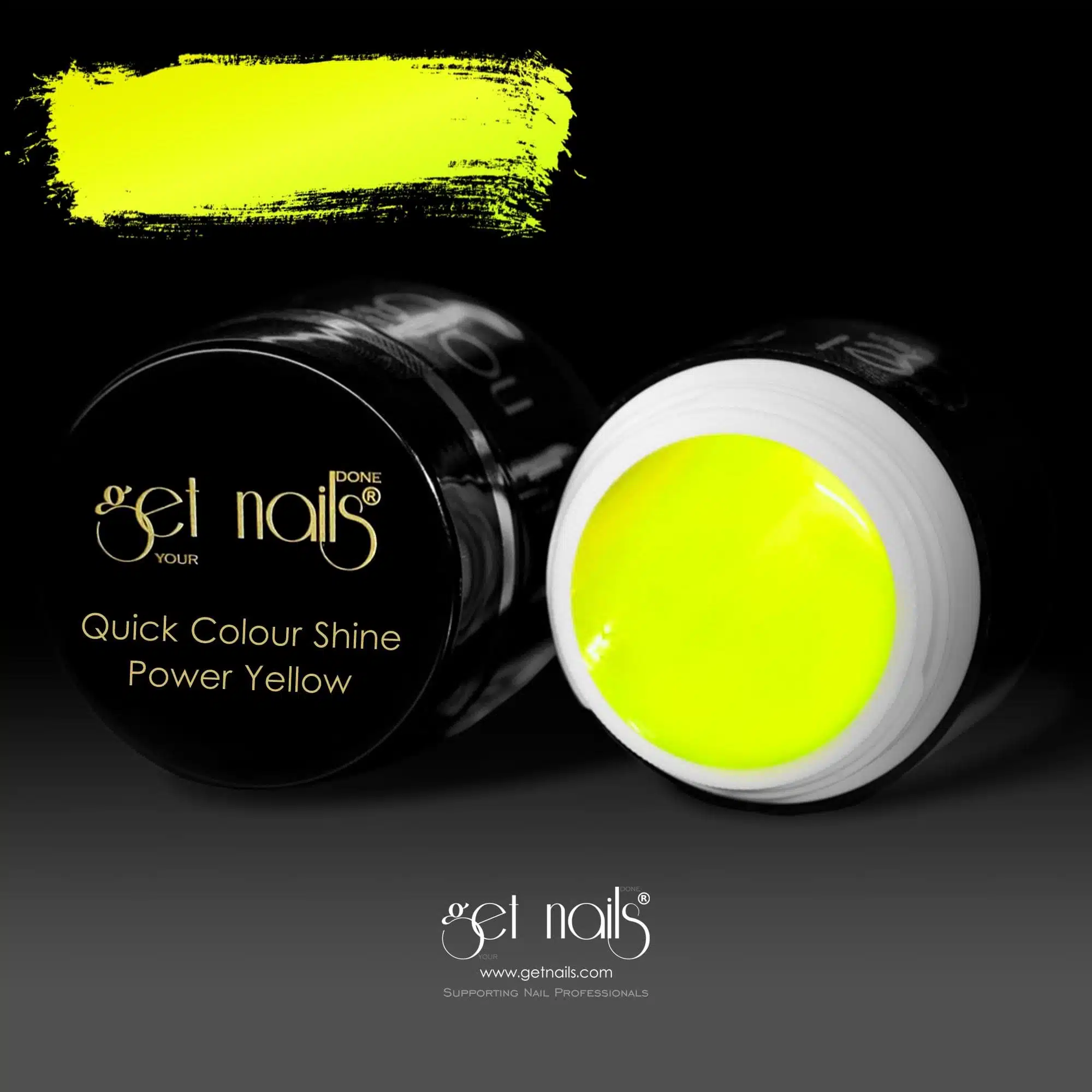 Get Nails Austria - Colour Gel Quick Colour Shine Power Yellow 5g