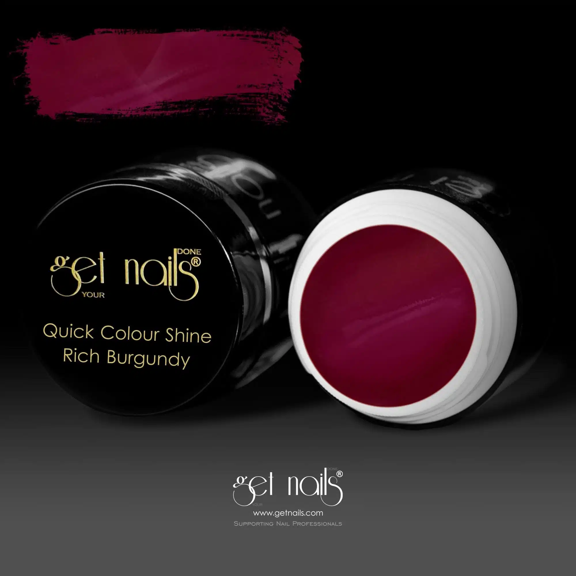 Get Nails Austria - Colour Gel Quick Colour Shine Rich Burgundy 5g