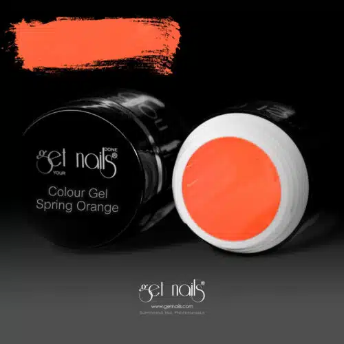 Get Nails Austria - Цветной гель Spring Orange 5g