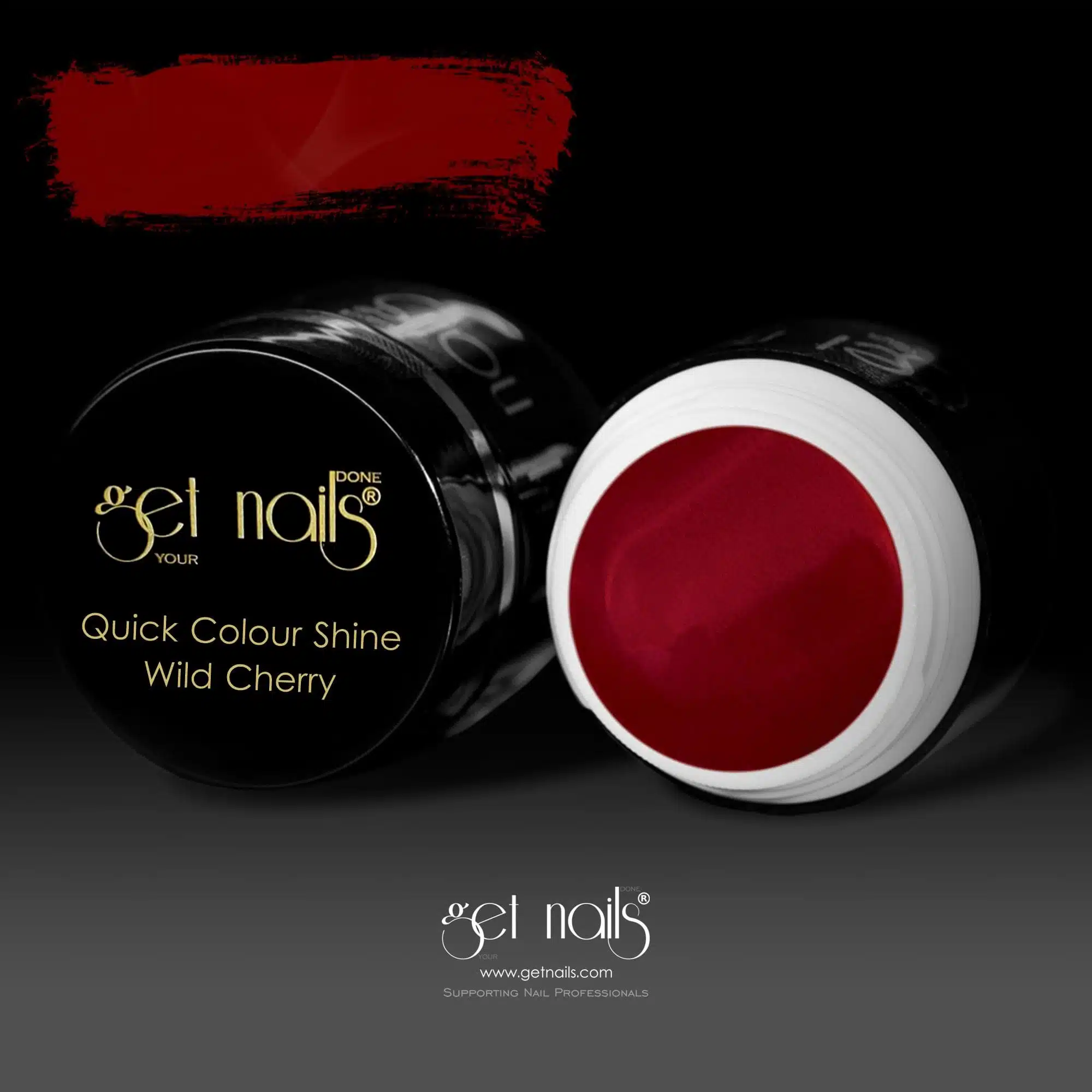 Get Nails Austria - Gel colorato Quick Color Shine Wild Cherry 5g