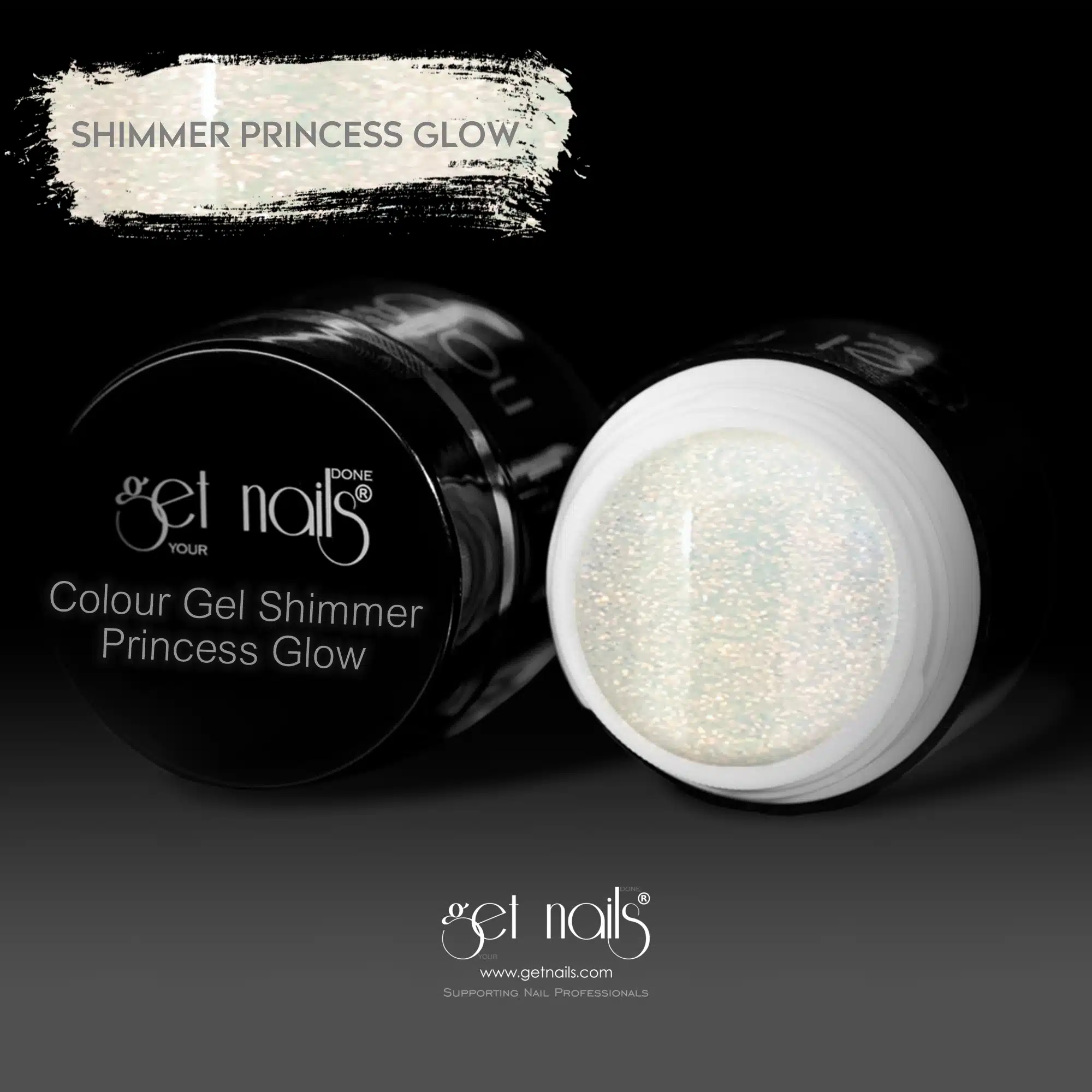 Get Nails Austria - Цветной гель Shimmer Princess Glow 5г