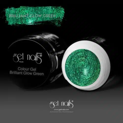 Get Nails Austria - Gel Color Brilliant Glow Green 5g-min