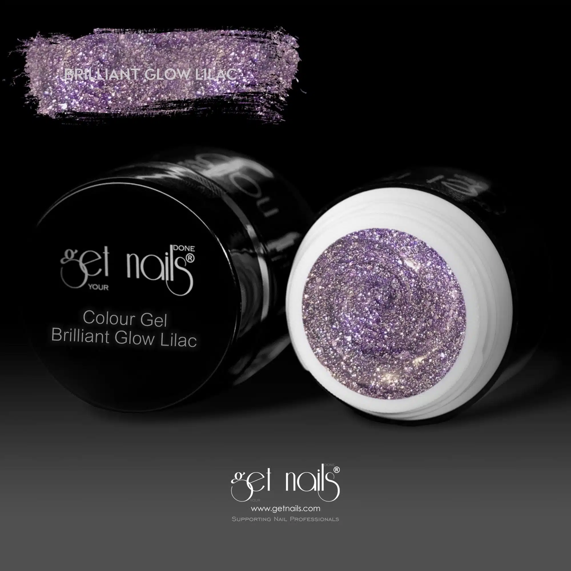 Get Nails Austria - Gel colorato Brilliant Glow Lilac 5g