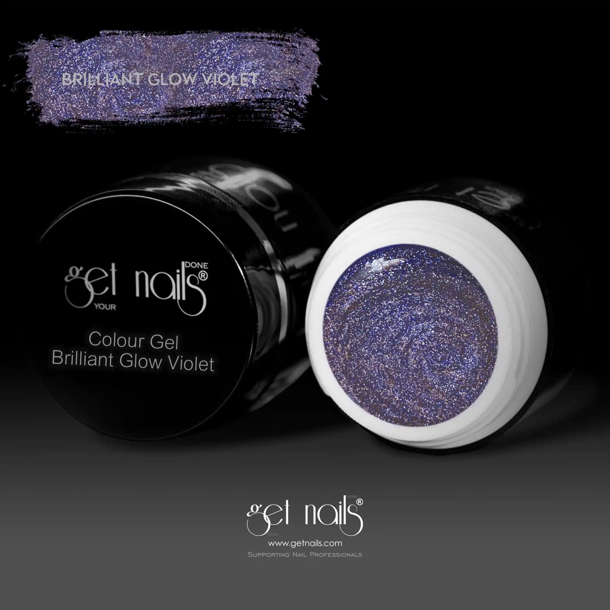 Get Nails Austria - Gel colorato Brilliant Glow Violet 5g