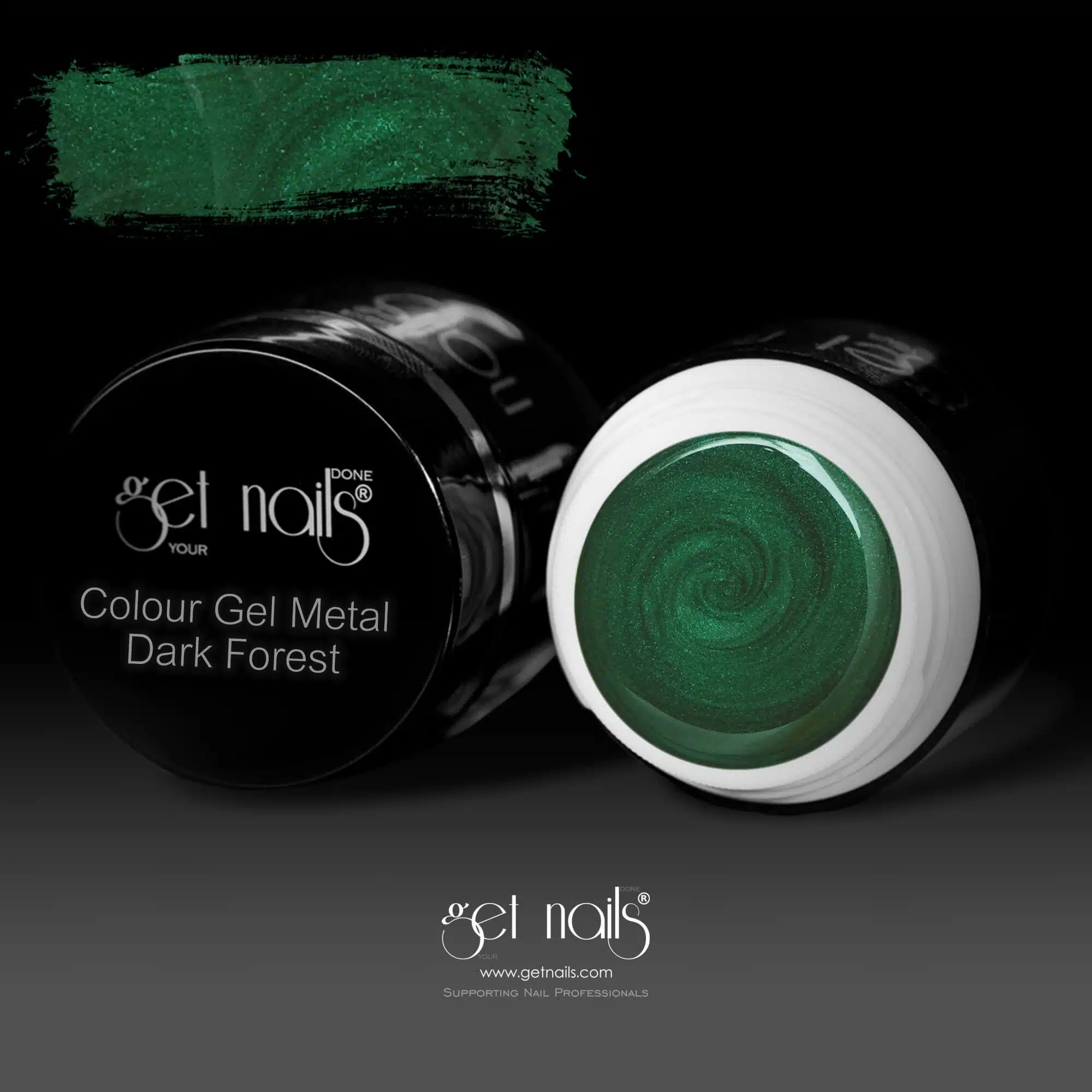 Get Nails Austria - Gel colorato Metal Dark Forest 5g
