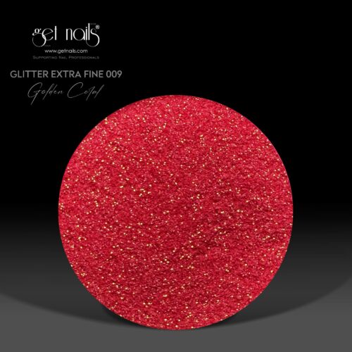 Get Nails Austria - Glitter EF 009 Golden Coral