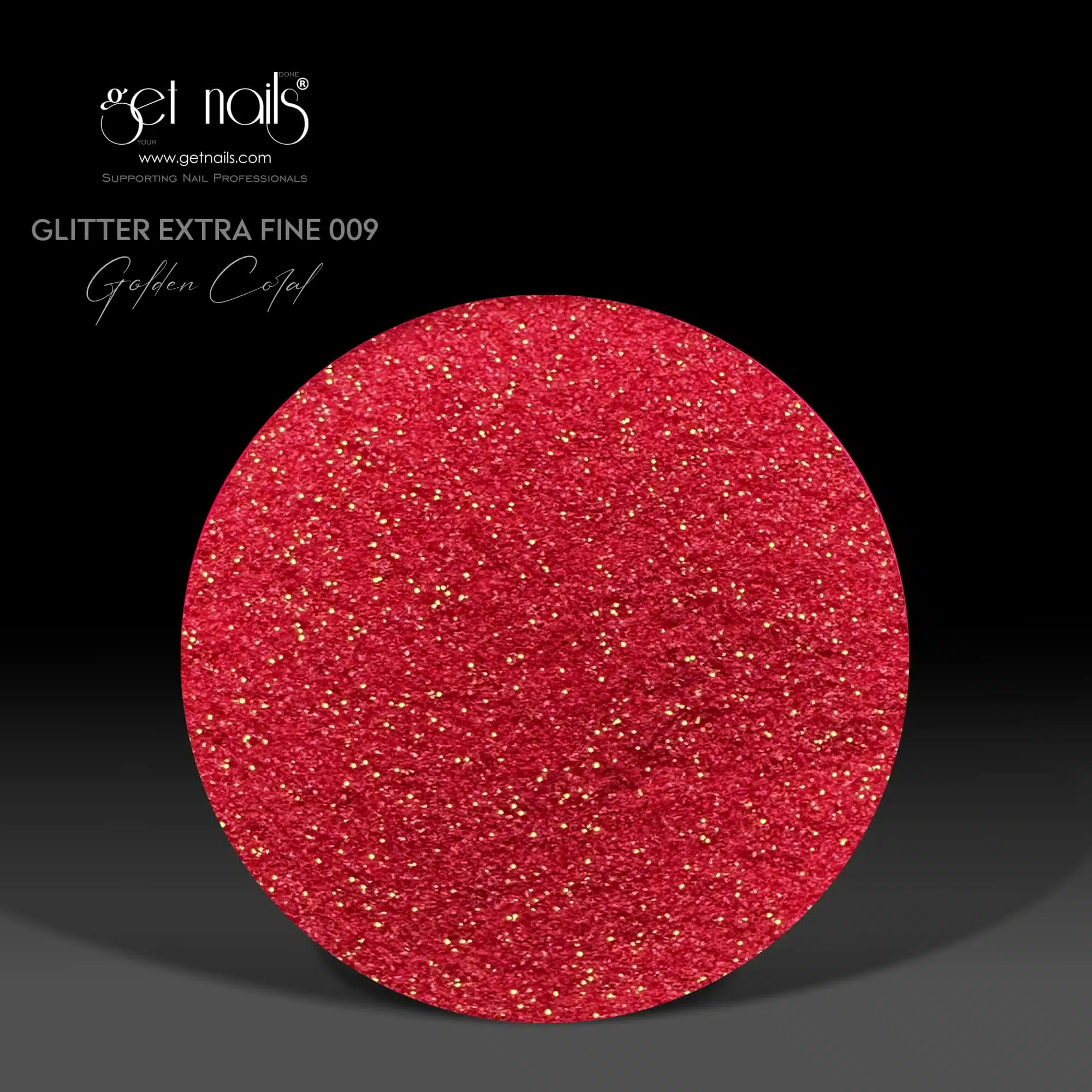 Ottieni Nails Austria - Glitter EF 009 Corallo Dorato