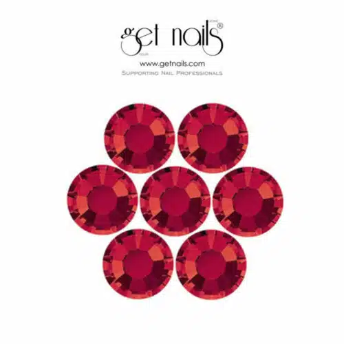 Get Nails Austria - Star Crystals Red, SS5