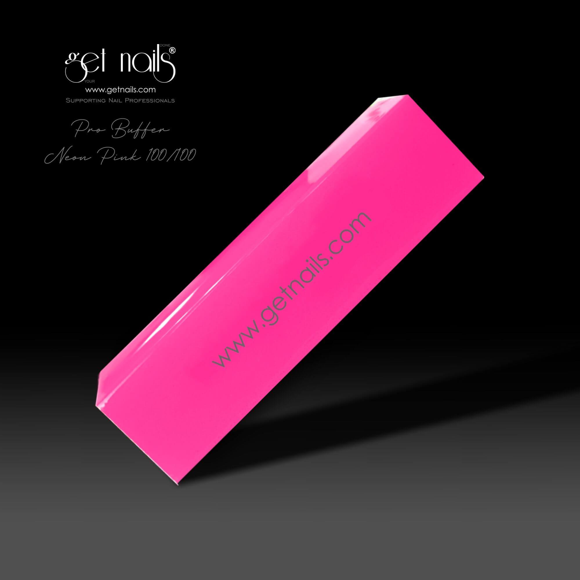 Get Nails Austria — Pro Buffer Neon Pink 100/100