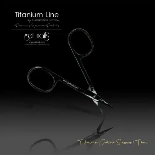 Get Nails Austria - Cuticle scissors Titanium I THIN