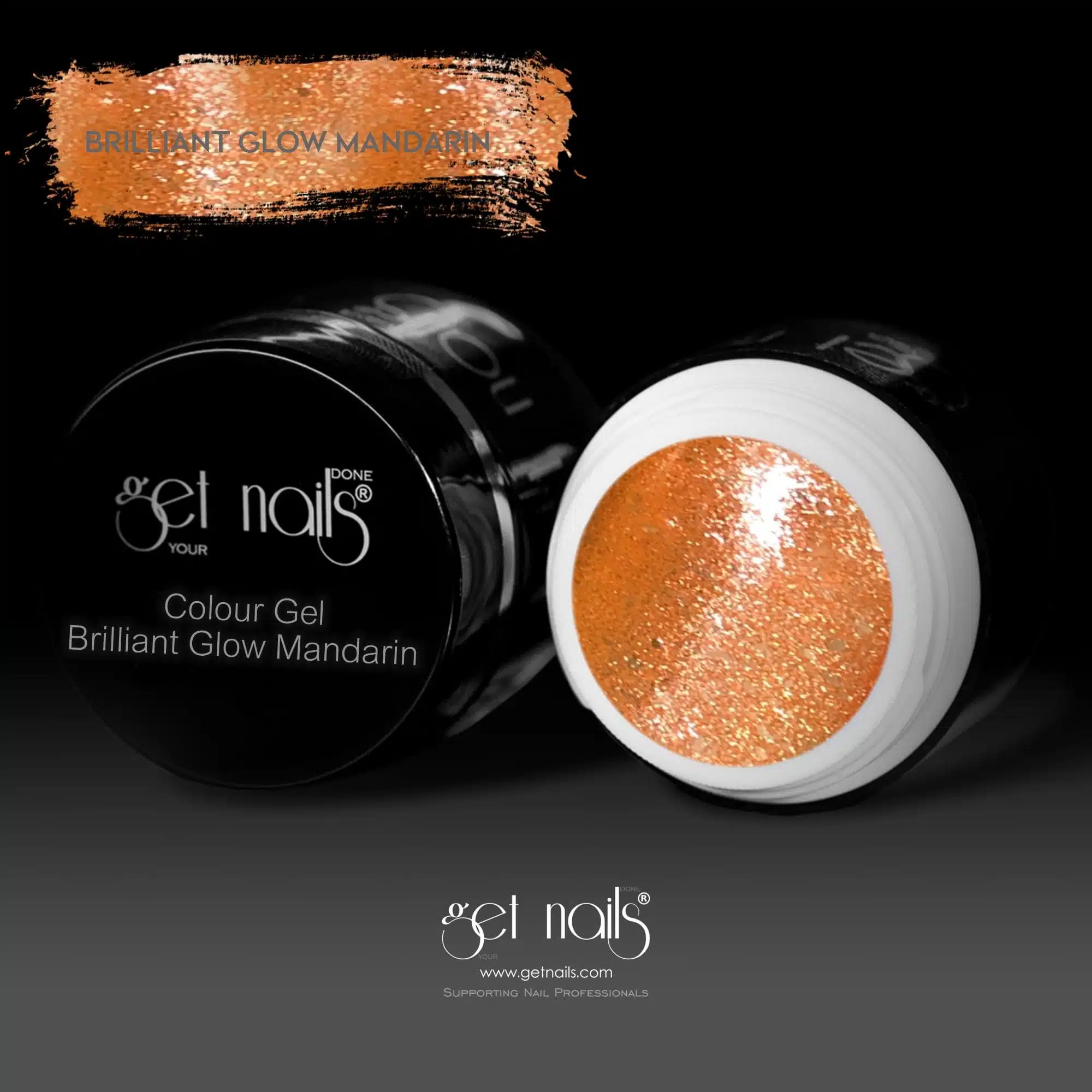 Get Nails Austria - Colour Gel Brilliant Glow Mandarin 5g