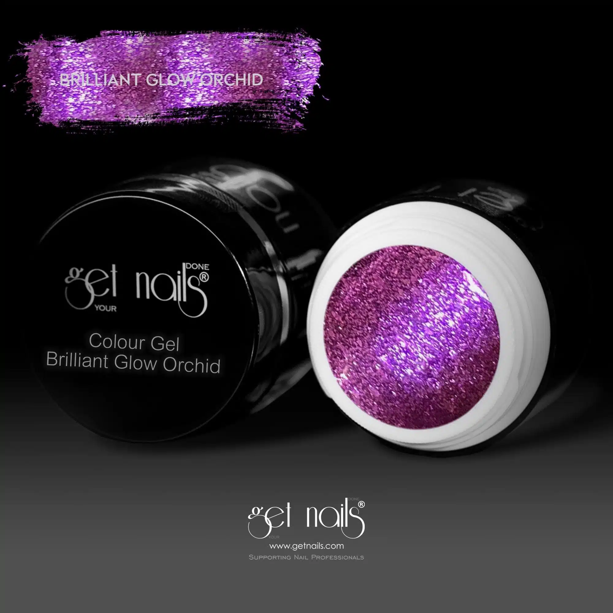 Get Nails Austria - Színes gél Brilliant Glow Orchid 5g