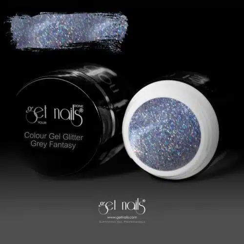 Get Nails Austria - Színes gél Glitter Grey Fantasy 5g