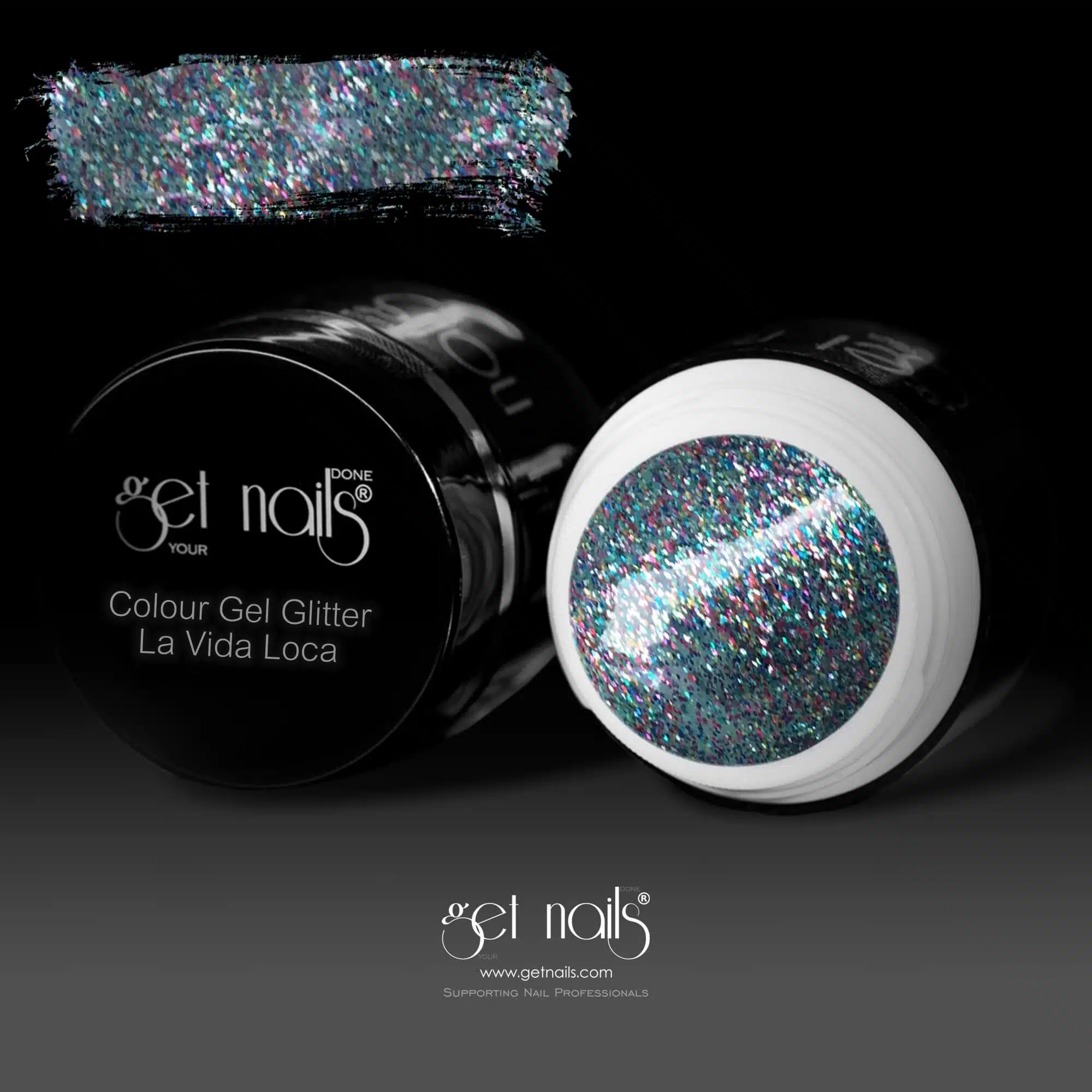 Get Nails Austria - Gel colorato Glitter La Vida Loca 5g