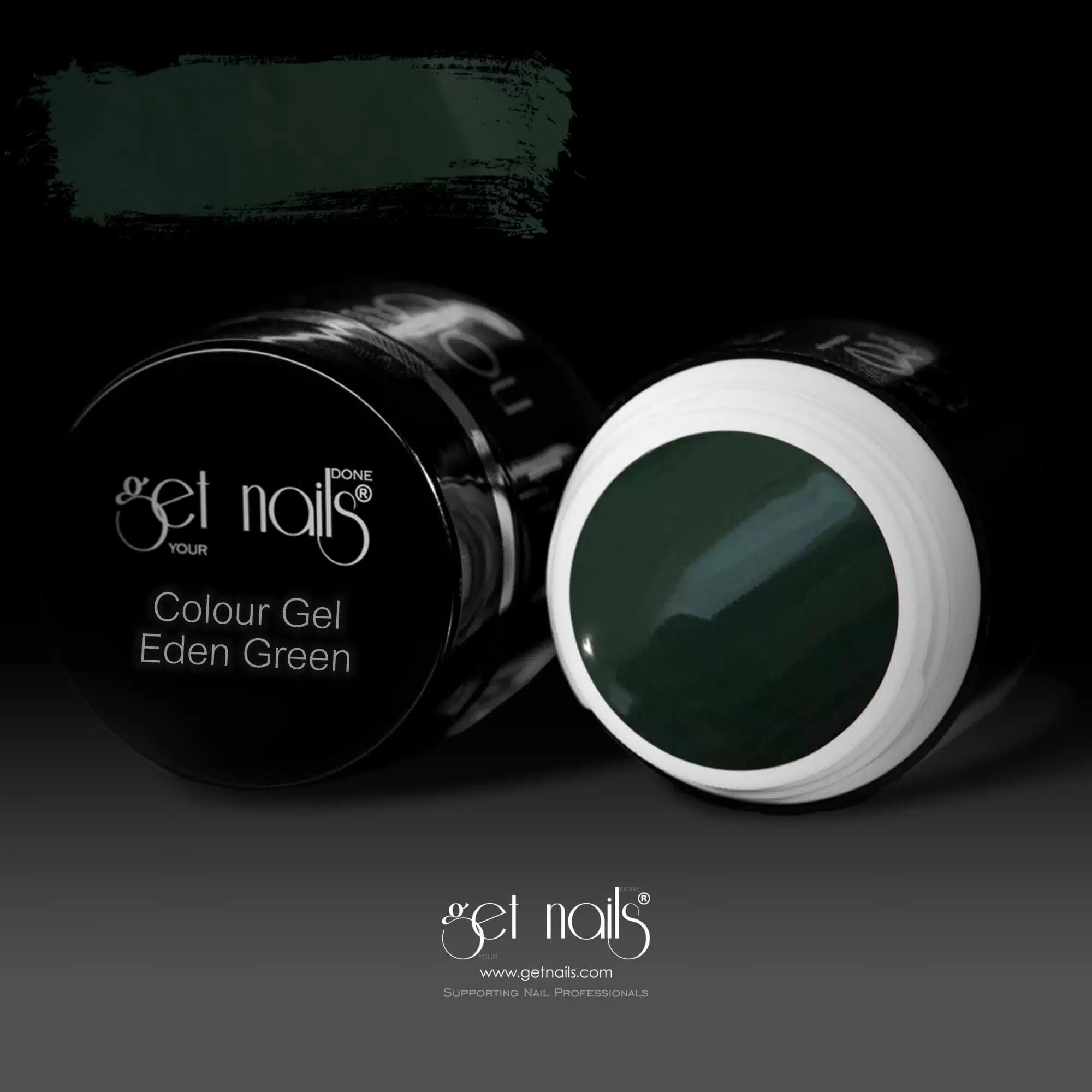Get Nails Austria - Цветной гель Eden Green 5g