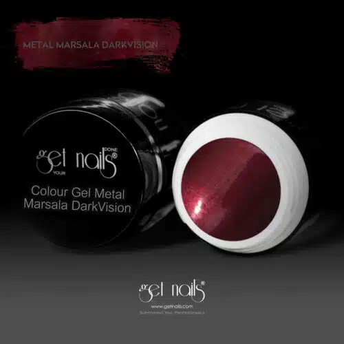 Get Nails Austria - Colour Gel Metal Marsala DarkVision 5g