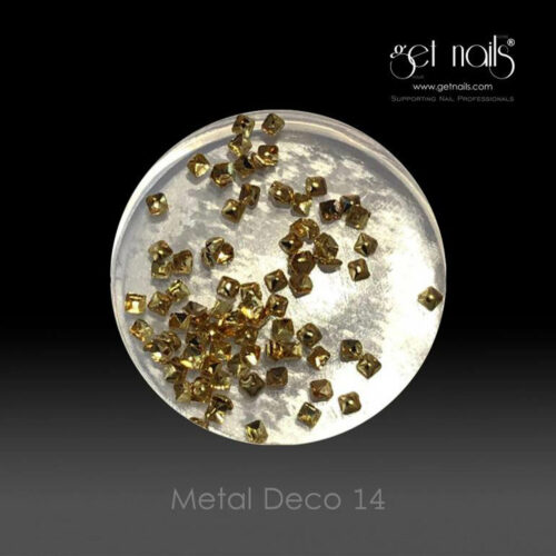 Get Nails Austria - Metal Deco 14 Gold, 50 pcs