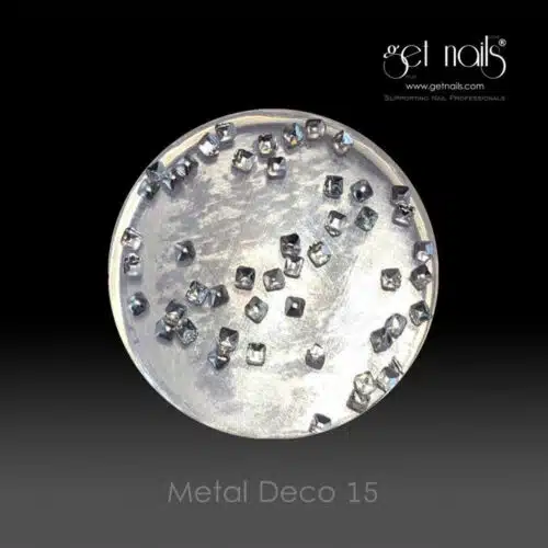 Get Nails Austria - Metal Deco 15 Argento, 50 pz