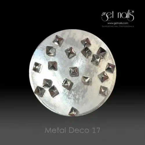 Get Nails Austria - Metal Deco 17 Silver, 20 pcs