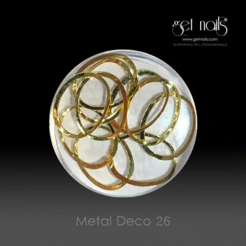 Get Nails Austria - Metal Deco 26 Gold, 10 db