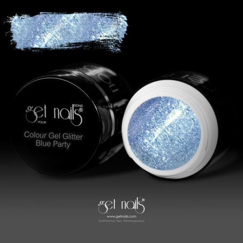 Get Nails Austria - Gel Color Glitter Blue Party 5g