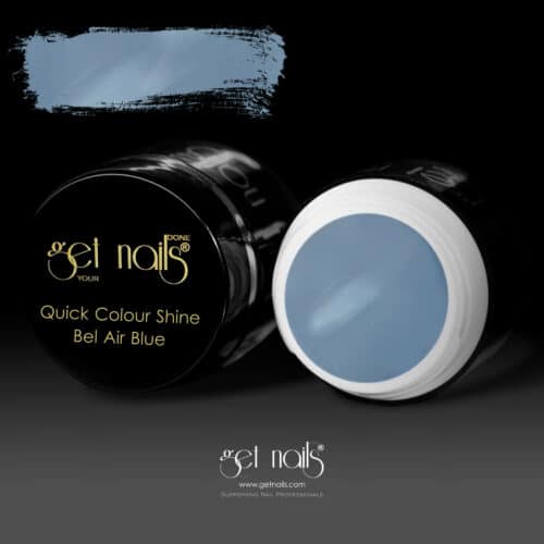Get Nails Austria - Цветной гель Quick Color Shine Bel Air Blue 5g