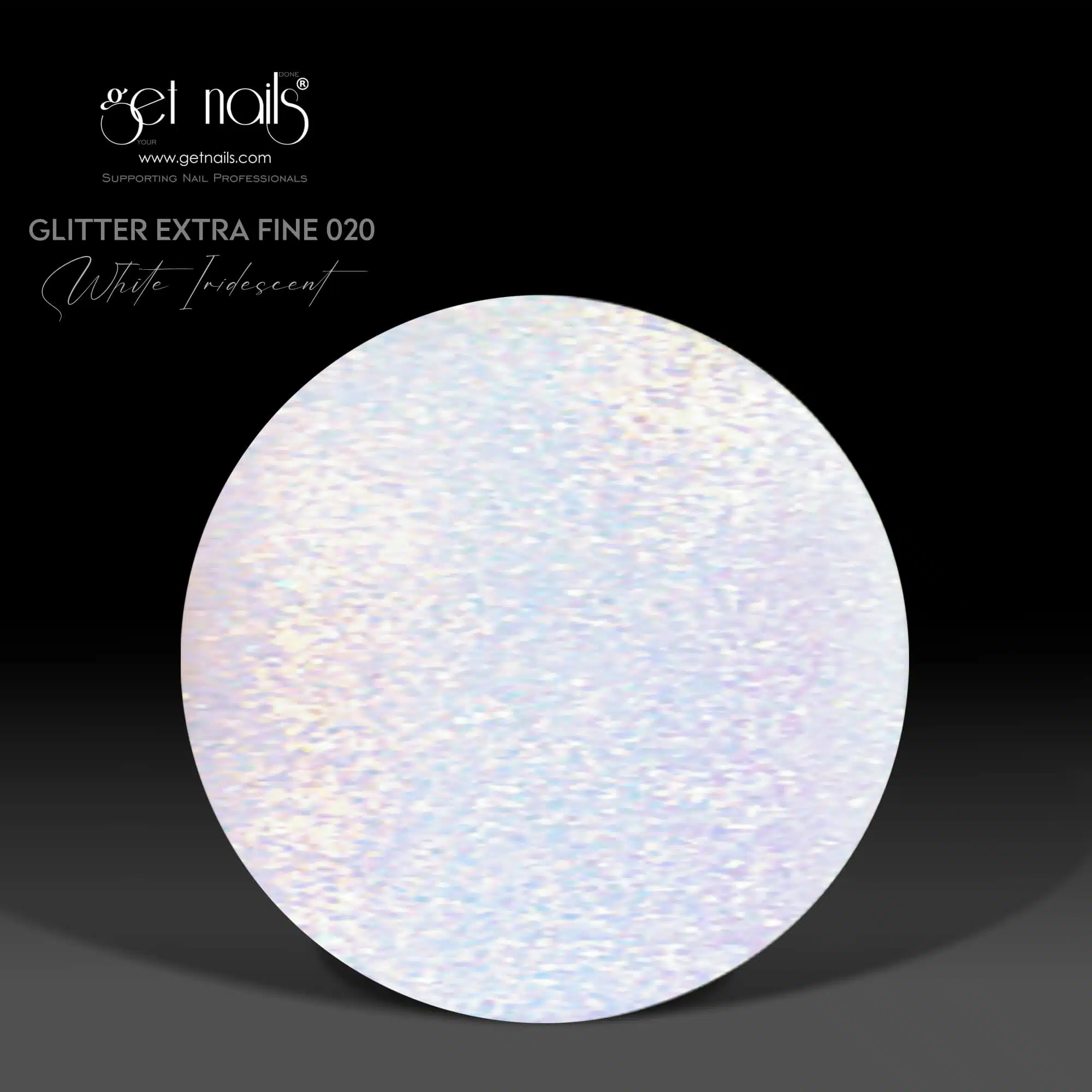 Ottieni Nails Austria - Glitter 020 Bianco Iridescente