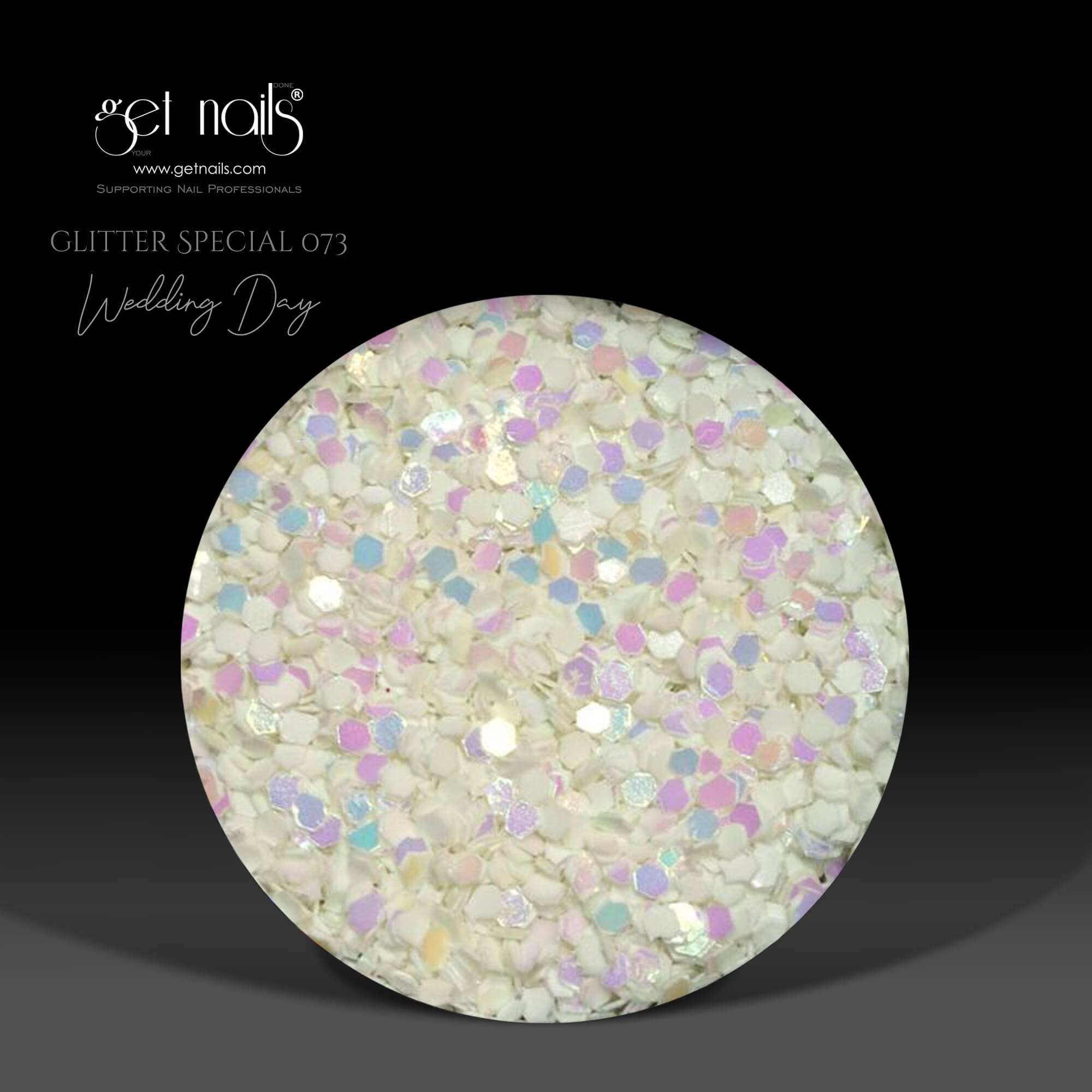 Get Nails Austria - Glitter Special 073 Ziua nunții