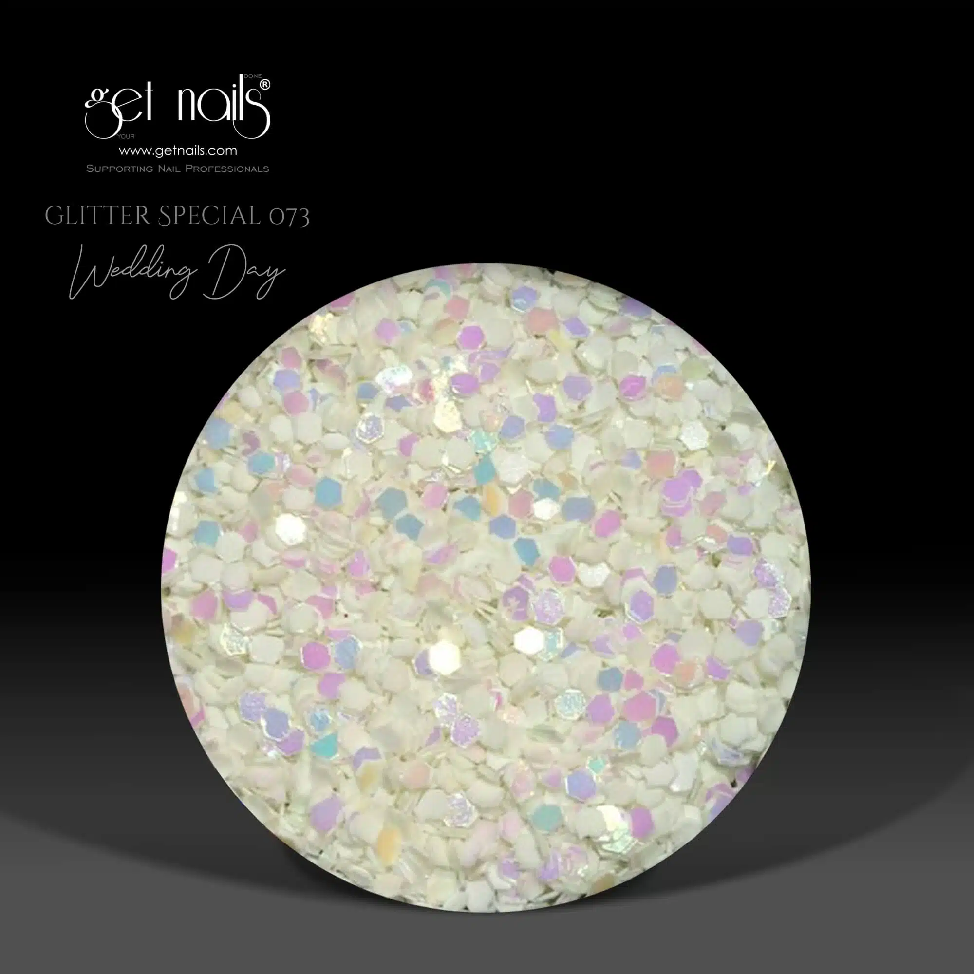 Get Nails Austria – Glitter Special 073 Wedding Day