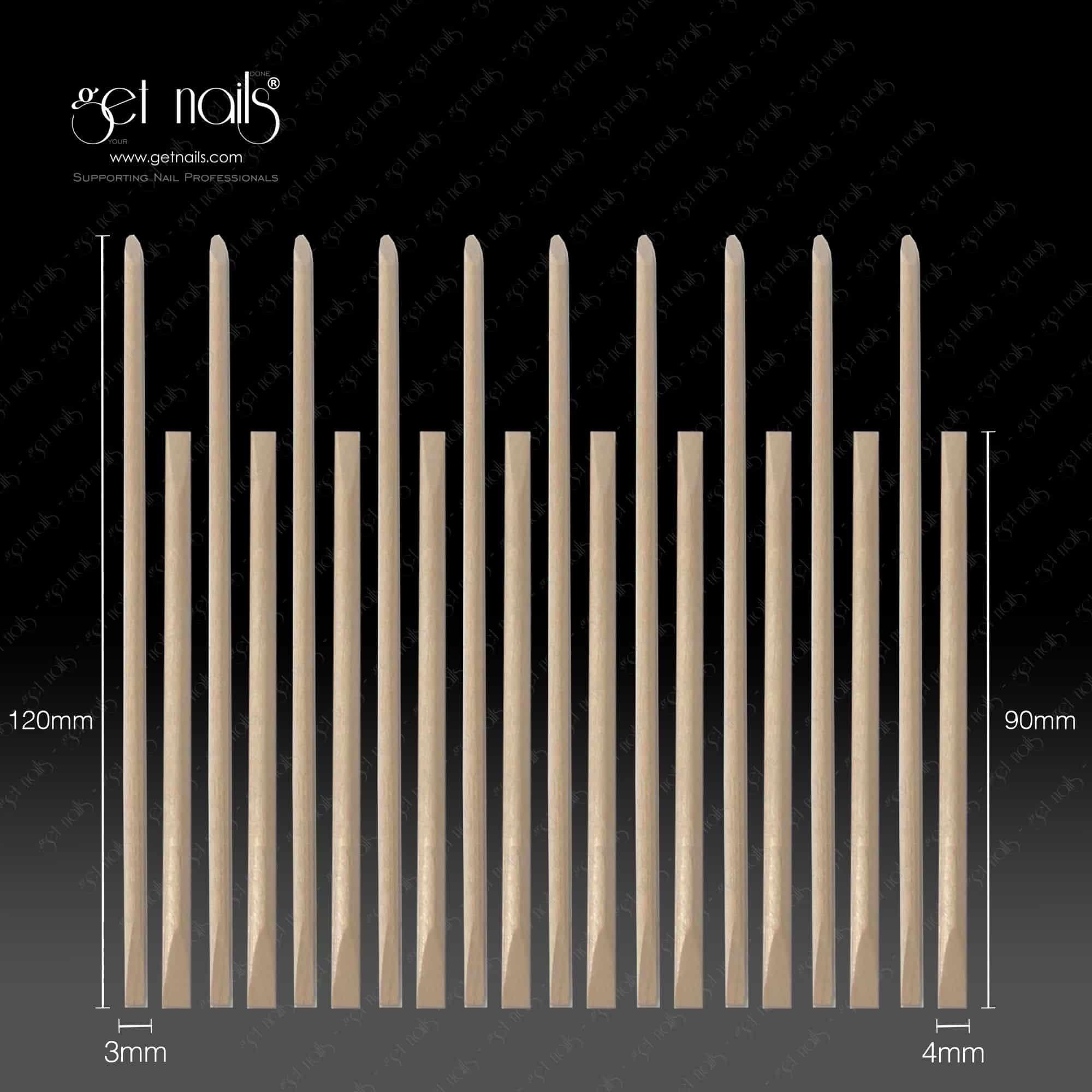 Get Nails Austria - деревянные палочки, 20 шт.