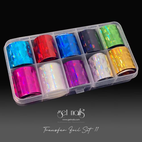 Get Nails Austria - Transferfolienset 11 Splitter Mix