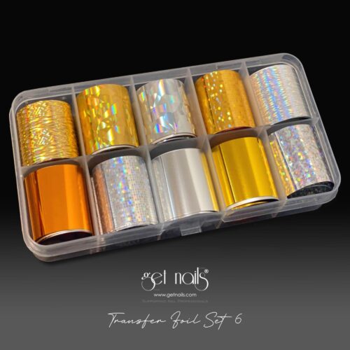 Get Nails Austria - Transferfolienset 6 Basic Mix