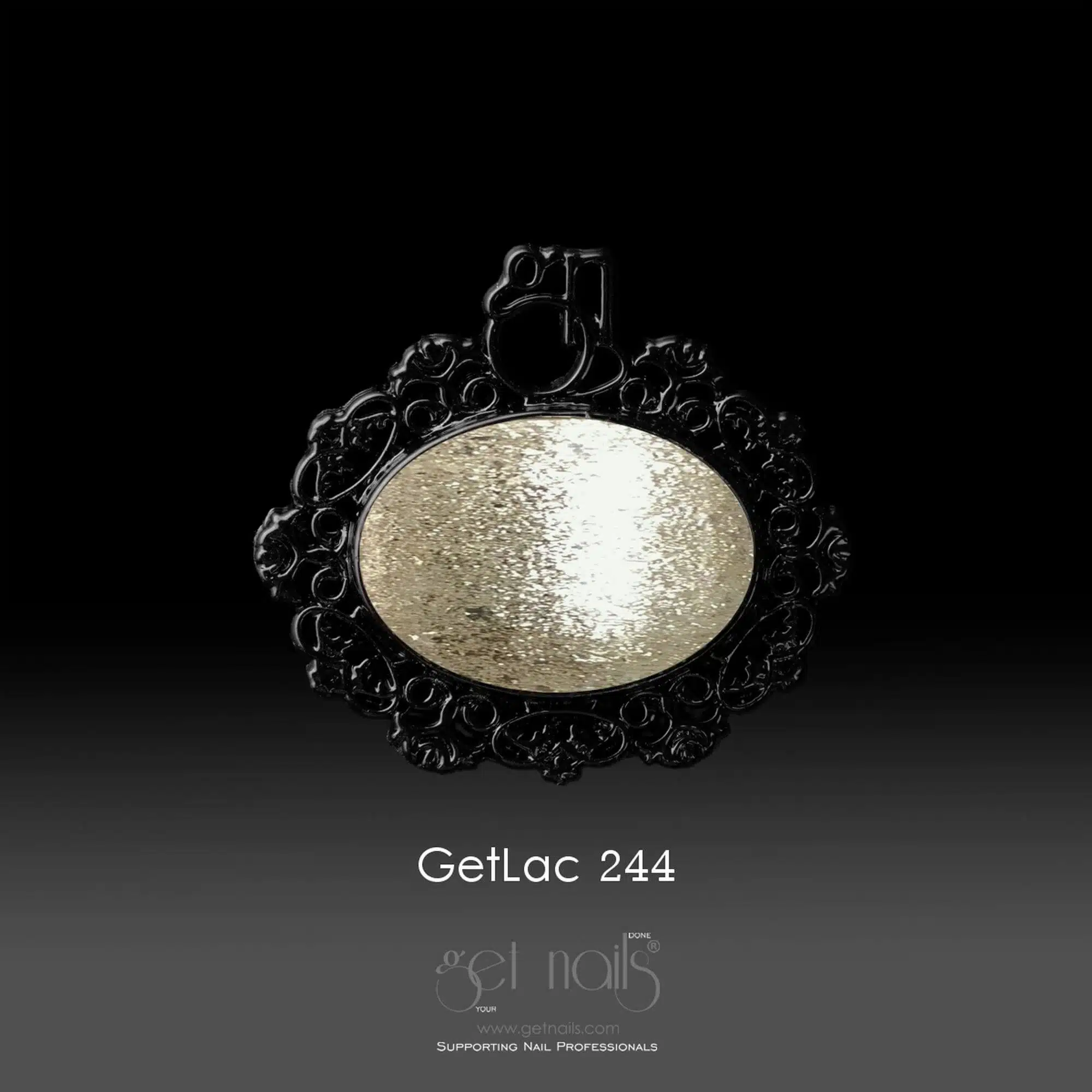 Get Nails Austria - GetLac 244 Brilliant Soft Gold 15г