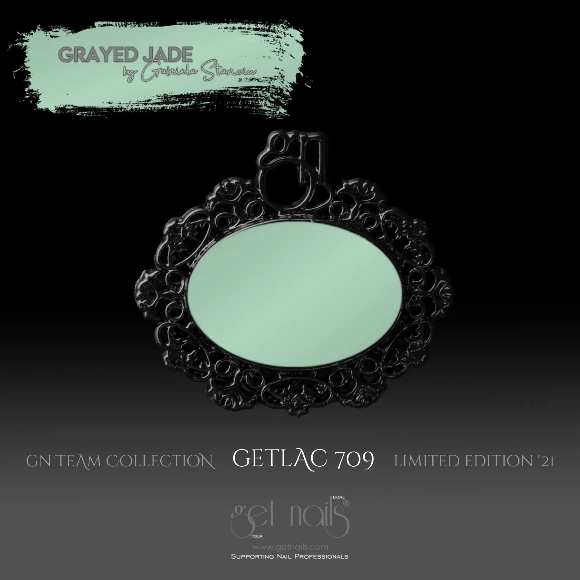 Get Nails Austria - GetLac 709 15g Greyed Jade