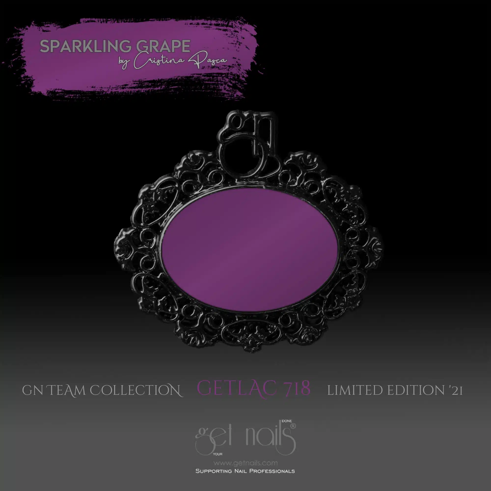 Get Nails Austria - GetLac 718 15g Sparkling Grape