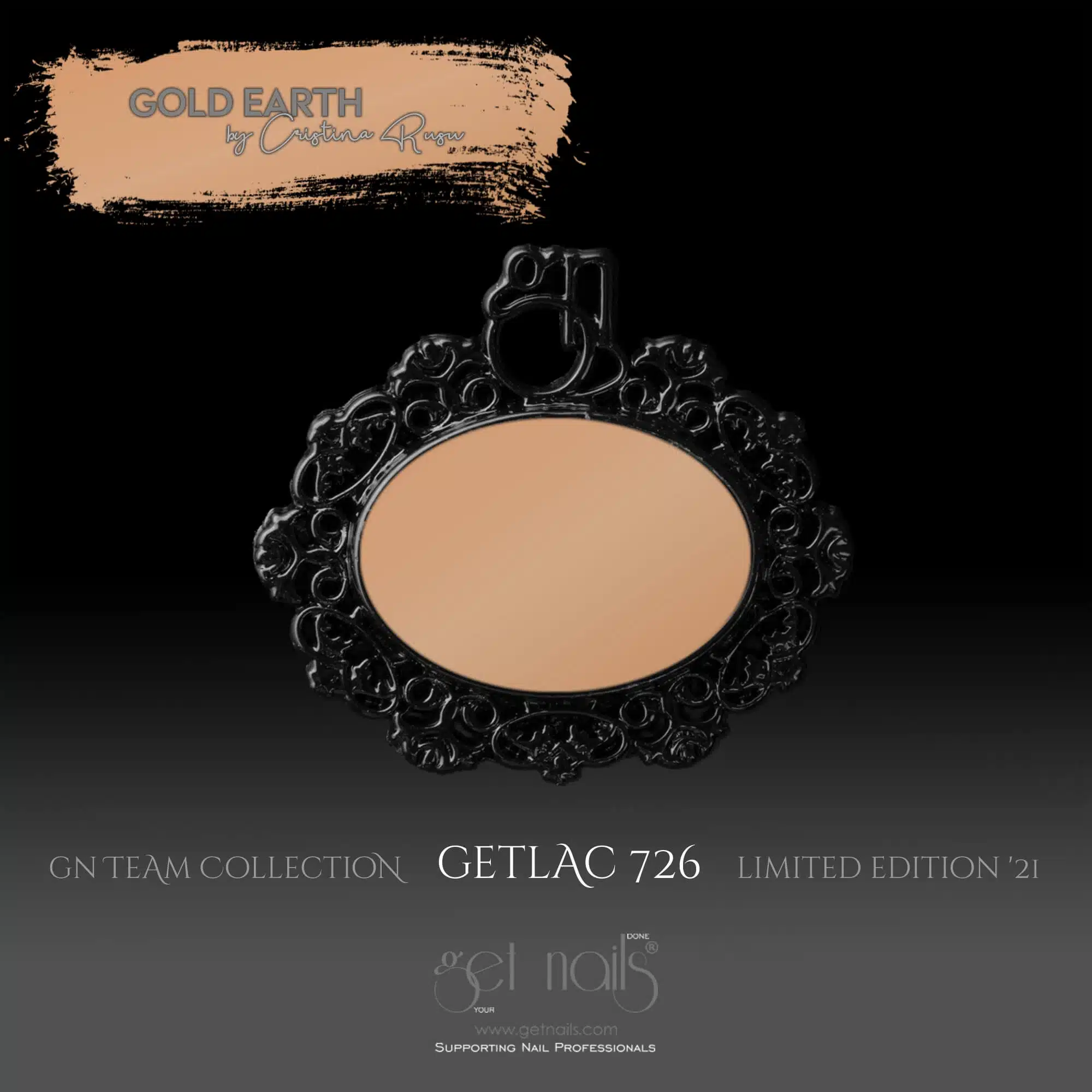 Get Nails Austria — GetLac 726 15 г Gold Earth