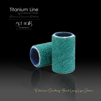 Get Nails Austria - Titanium Sanding Band Long Life Green #120, 10 Stk.