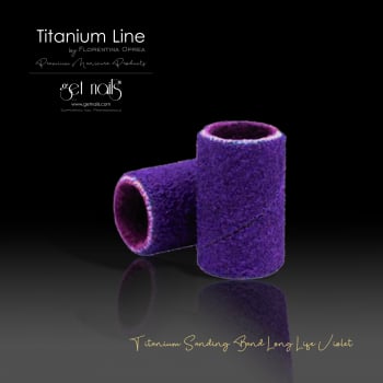 Get Nails Austria - Titanium Sanding Band Long Life Violet #100, 10 Stk.